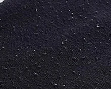 Avant : tissu couvert de peluches